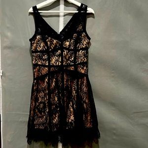 Short lace BEBE dress